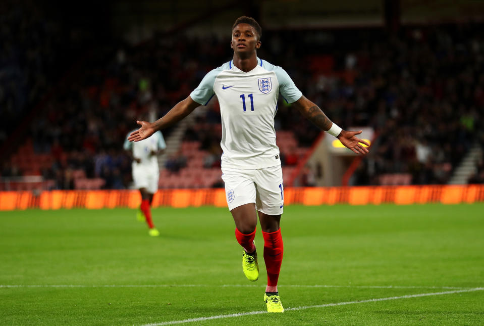 Demarai Gray was on the scoresheet again for the England Under 21s
