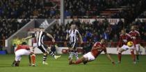 Britain Football Soccer - Nottingham Forest v Newcastle United - Sky Bet Championship - The City Ground - 2/12/16 Newcastle's Matt Ritchie scores their first goal Mandatory Credit: Action Images / Andrew Couldridge Livepic