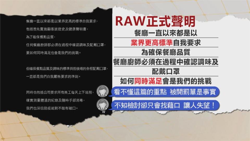 米其林2星餐廳RAW驚爆　廚師備料「沒戴口罩」