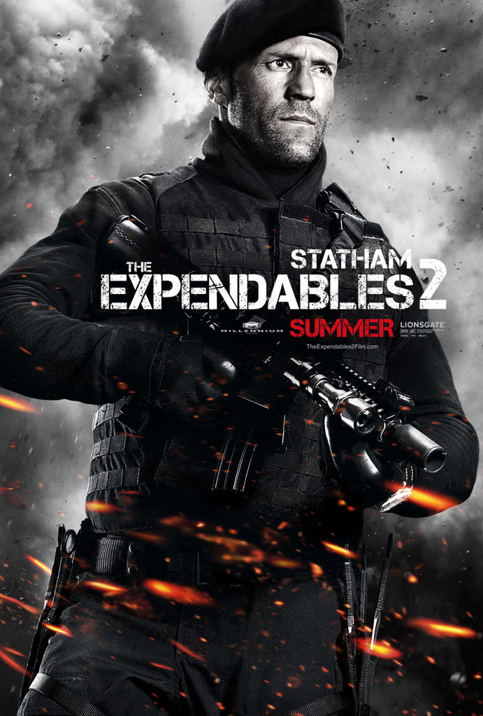 Jason Statham in Lionsgate's "The Expendables 2" - 2012
