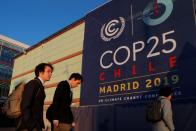 Participantes en la Conferencia de las Naciones Unidas sobre el Cambio Climático (COP25) en Madrid