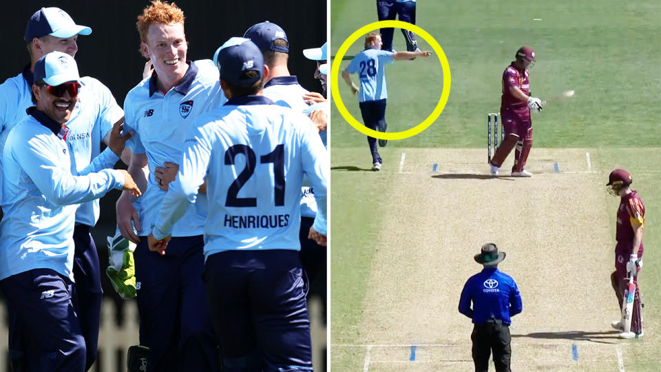 Jack Nisbet and Ben McDermott, pictured here on the cricket field.