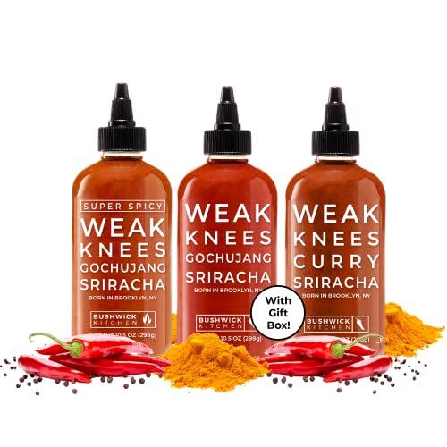 Weak Knees Sriracha Hot Sauce Gift Set