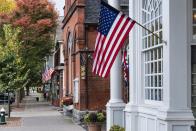 <p>This handsome western Massachusetts town inspired Norman Rockwell's artwork ... and perhaps hundreds more families to settle down here. The town is simply magical during the <a href="https://stockbridgechamber.org/things-to-do/stockbridge-main-street-christmas/" rel="nofollow noopener" target="_blank" data-ylk="slk:holiday season;elm:context_link;itc:0;sec:content-canvas" class="link ">holiday season</a>, with old-fashioned decor trimming the streets.</p>