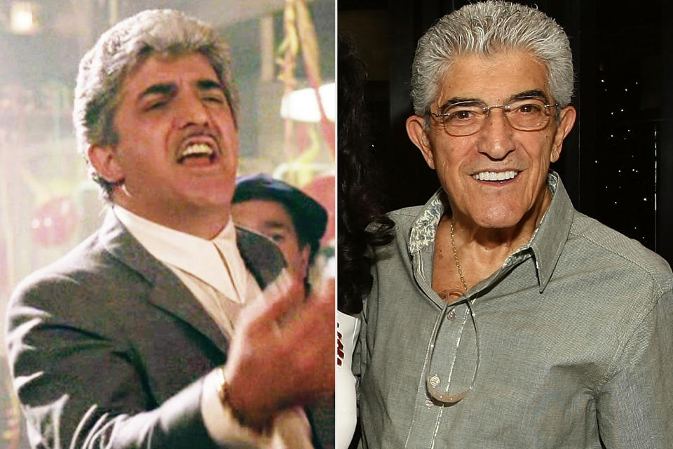 <p>Yet another <i>Sopranos</i> and Scorsese alumnus, <a href="https://people.com/tv/frank-vincent-dies-at-78/" rel="nofollow noopener" target="_blank" data-ylk="slk:Frank Vincent;elm:context_link;itc:0;sec:content-canvas" class="link ">Frank Vincent</a> got his big break starring alongside De Niro and Pesci in <i>Raging Bull.</i> He was again cast by Scorsese as <em>Goodfellas</em>' Billy Batts, a Gambino family mobster. </p> <p>The New Jersey native was mostly typecast as a mobster, also starring in films like <i>Jungle Fever, Casino</i> and Spike Lee's<i> Do the Right Thing</i>. He <a href="https://people.com/tv/frank-vincent-dies-at-78/" rel="nofollow noopener" target="_blank" data-ylk="slk:suffered a heart attack and died;elm:context_link;itc:0;sec:content-canvas" class="link ">suffered a heart attack and died</a> at age 78 following open heart surgery in 2017, leaving behind a legacy of memorable, cigar-smoking wise guys.</p>