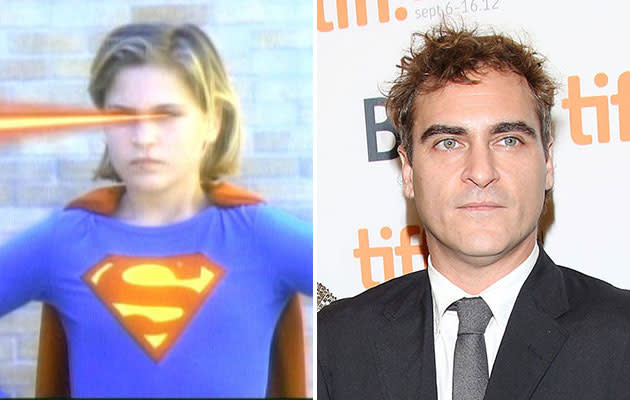 <b>Joaquin Phoenix (Best actor) </b><br> <b>Nominated for: The Master</b><br> Did you know Joaquin used to have heat-vision? Neither did we. Here’s the then 15 year-old actor in a 1989 episode of ‘Superboy’. He played an over-imaginative schoolboy called Hercules.