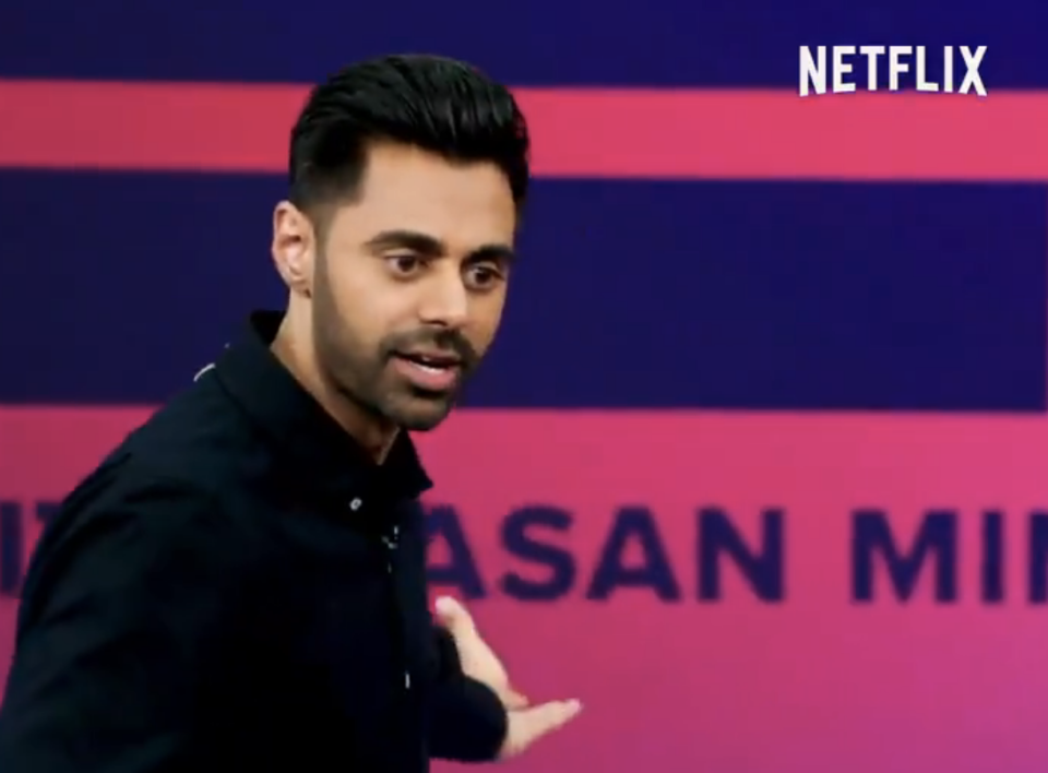 Closeup of Hasan Minhaj