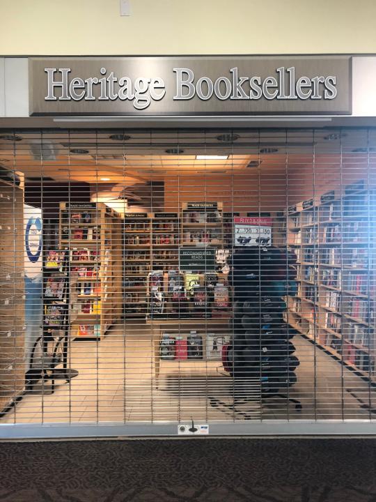 A bookshop at TF Green International Airport in Providence, Rhode Island, remained closed in late June, like many other airport shops and restaurants due to the coronavirus travel slump.