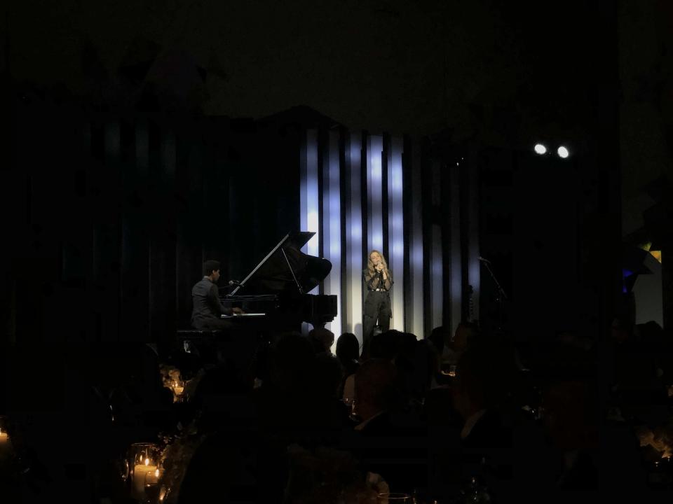 Nothing makes me happier than performing with my friend, the inimitable Jon Batiste. We worked up a special cover of “Someone to Watch Over Me" for the night.