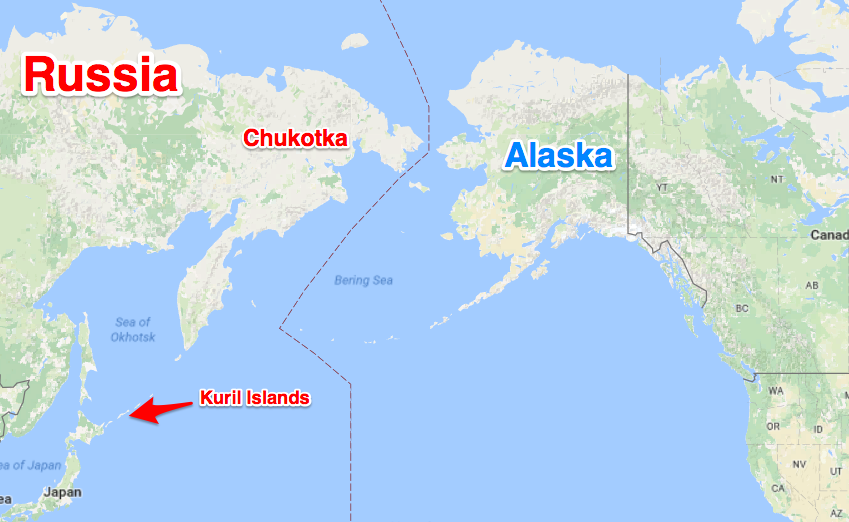 Chukotka kuril islands