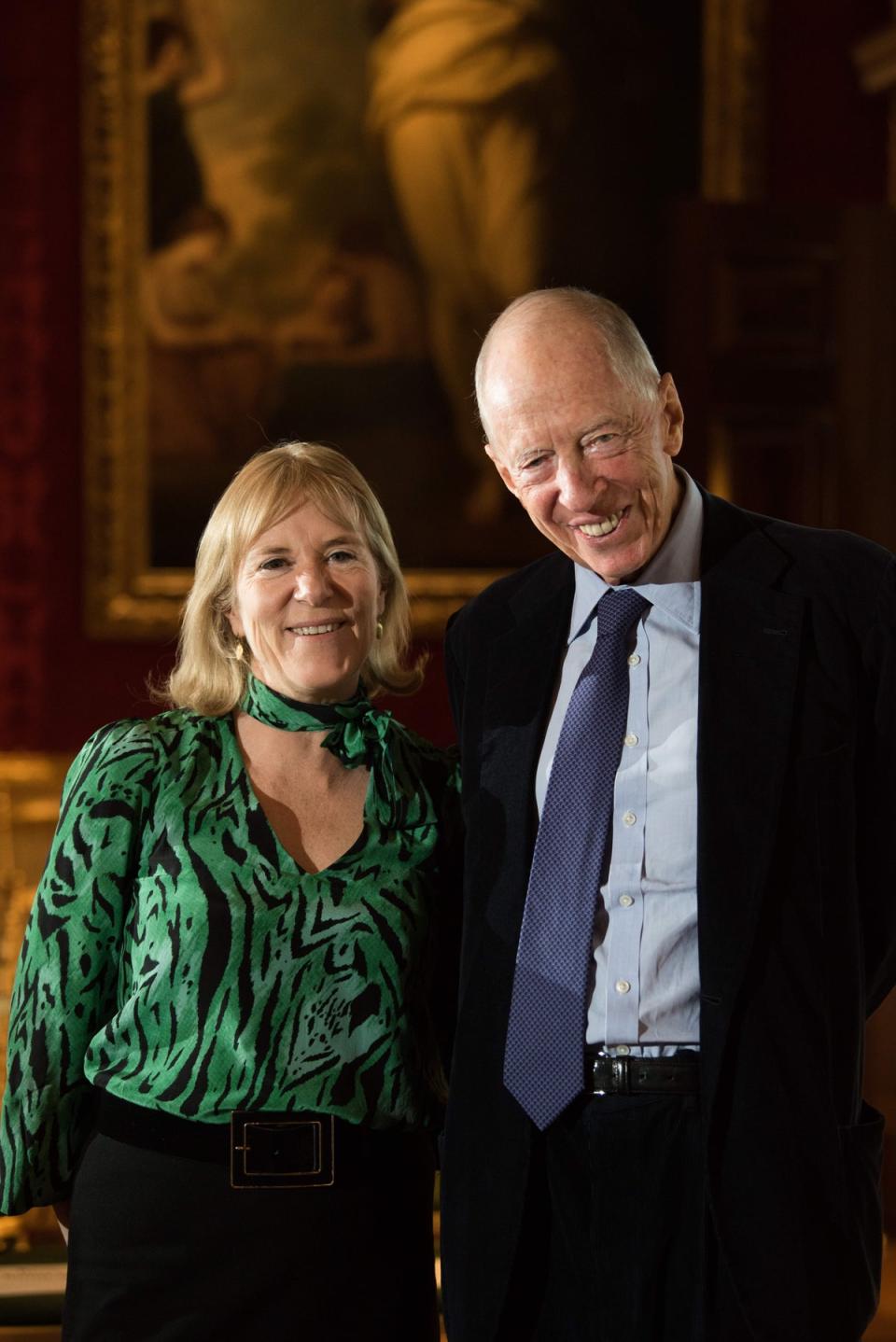 Lord Rothschild and daughter Hannah (Shutterstock)
