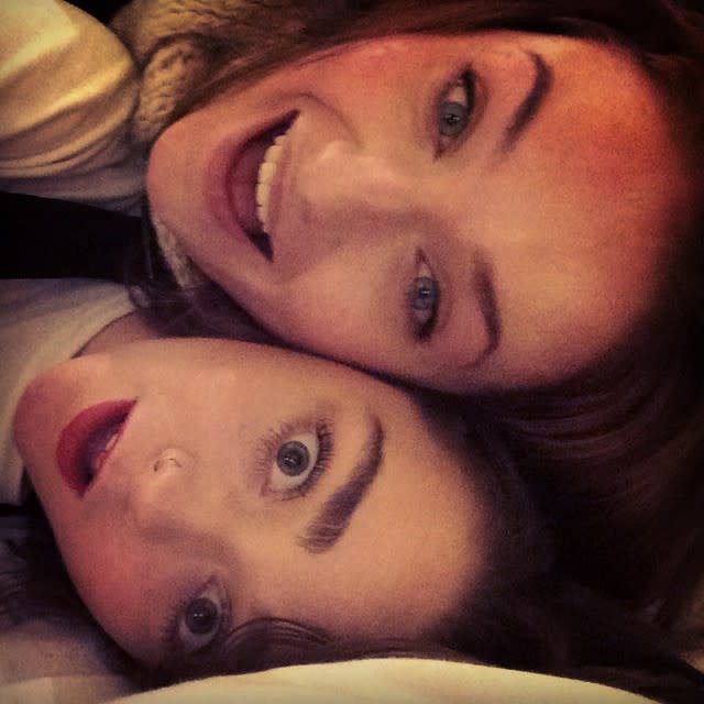 53) Maisie Williams and Sophie Turner