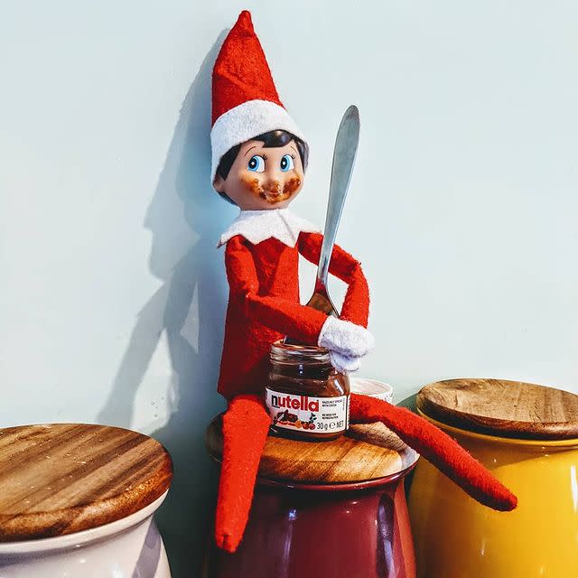 <p>This is a messy Elf on the Shelf idea, but kids will love it.</p><p><a href="https://www.instagram.com/p/B5hi43zjmH4/" rel="nofollow noopener" target="_blank" data-ylk="slk:See the original post on Instagram;elm:context_link;itc:0;sec:content-canvas" class="link ">See the original post on Instagram</a></p>