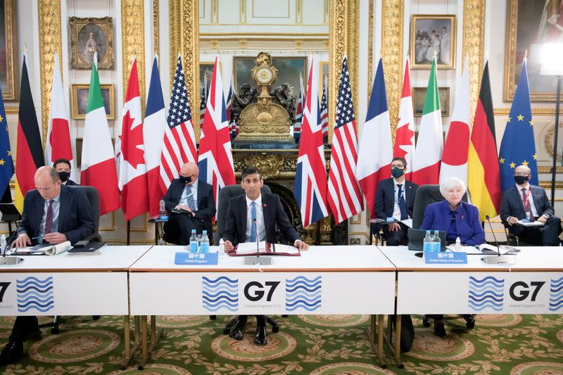 FILE PHOTO: FILE PHOTO: G7 Finance Ministers meeting in London