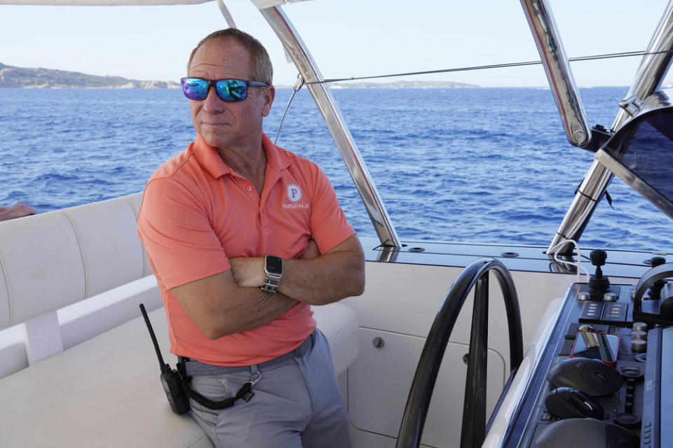 BELOW DECK SAILING YACHT — Pictured: Captain Glenn Shephard — (Photo by: Fred Jagueneau/Bravo)