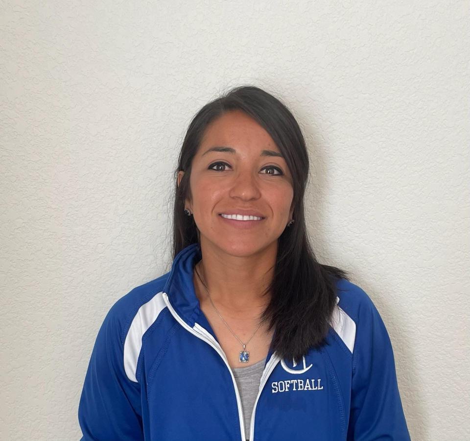 Lita Sanders is the new head coach of the Pueblo Central softball team, taking over for her father, Larry Romero.