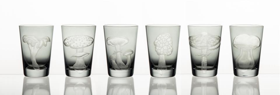 Mushroom Glasses by Artel from TableArt