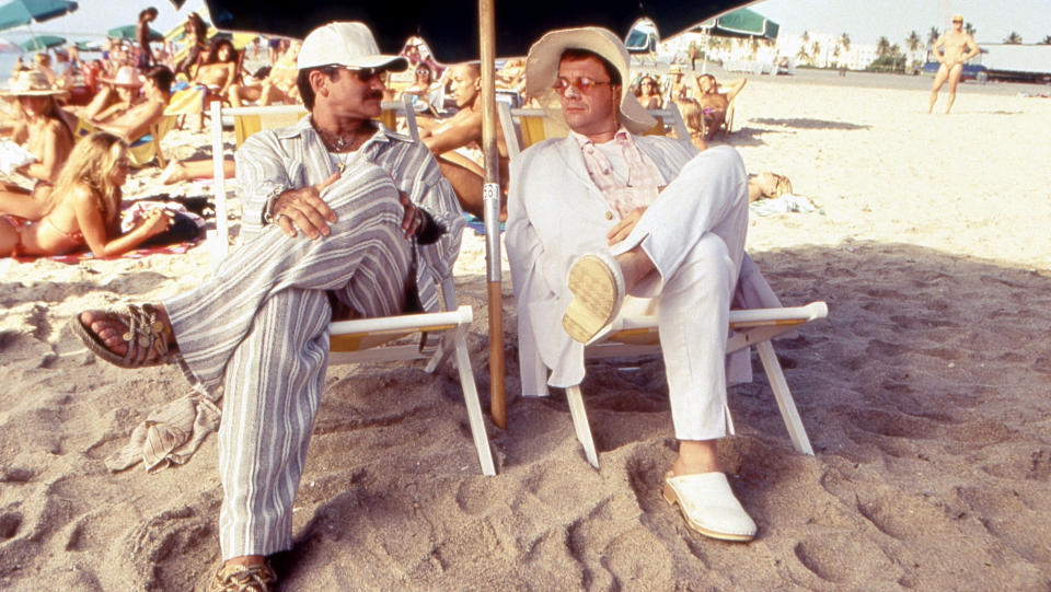 Robin Williams and Nathan Lane star in <em>The Birdcage</em> (1996). (United Artists / Courtesy Everett Collection)