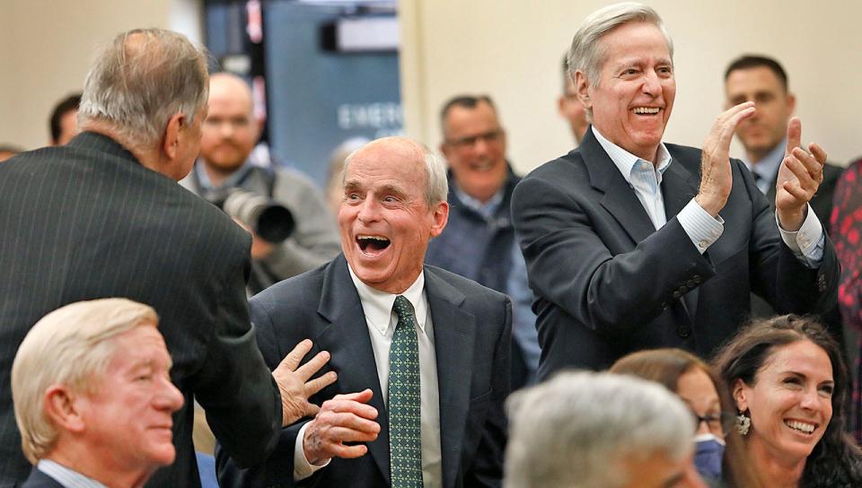 Law Day at Quincy District Court celebrated the 100th birthday of former Massachusetts Attorney General Francis X. Bellotti, the courthouse's namesake, on Wednesday, May 3, 2023.