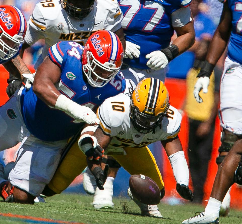 Florida lineman O'Cyrus Torrence could be a plug-and-play starter for the Bills at guard.