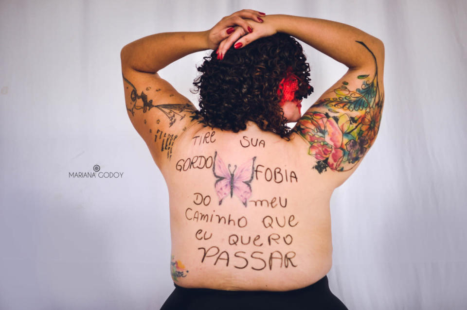 “Quiero demostrar que no todas las personas obesas tienen problemas de salud. Una mujer delgada también puede tenerlos porque la talla no tiene nada que ver con ser saludable”, aclara.