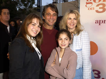 Tony Danza and family at the L.A. premiere of Revolution Studios' 13 Going on 30