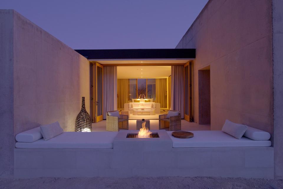 Jaala Suite Desert Lounge at Amangiri