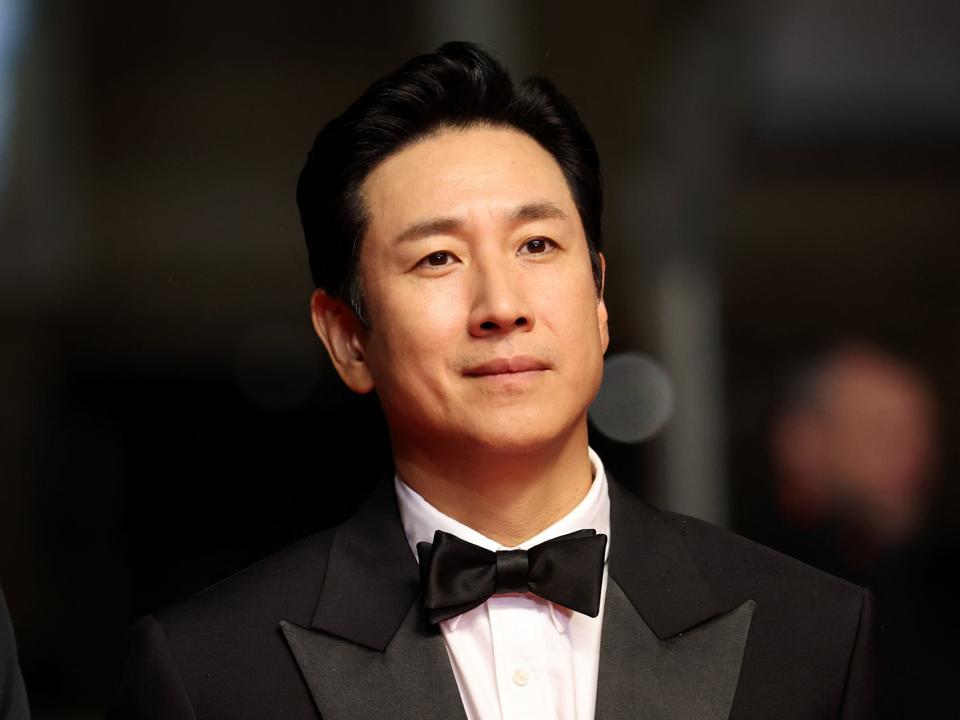 File photo of actor Lee Sun-kyun wearing a tuxedo while on the red carpet at the 76th annual Cannes Film Festival on May 21, 2023 in Cannes, France.