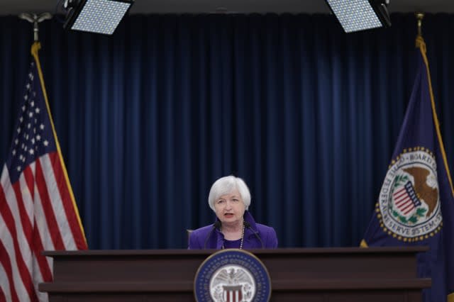 Janet Yellen Holds Press Conf. After Federal Reserve Meeting On Interest Rates