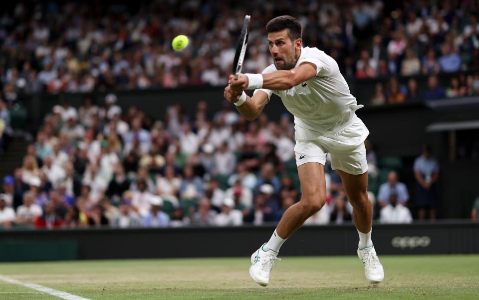 Novak Djokovic has an uncanny ability to return the ball - GETTY IMAGES