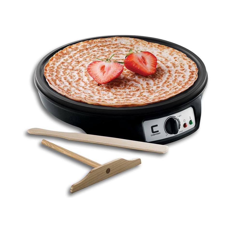 18) Chefman Electric Crepe Maker Griddle