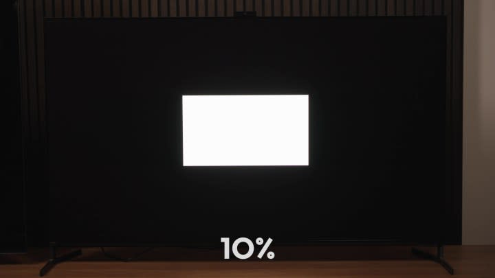 tv brightness nituation window 10 percent  1