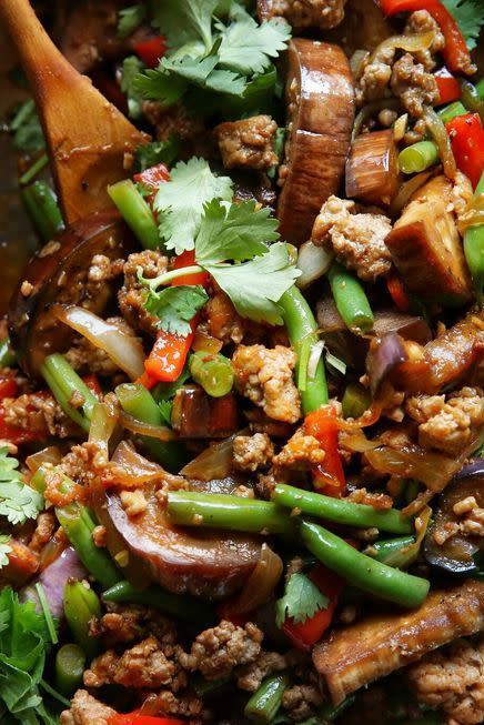 Garlic Sriracha Pork Stir Fry