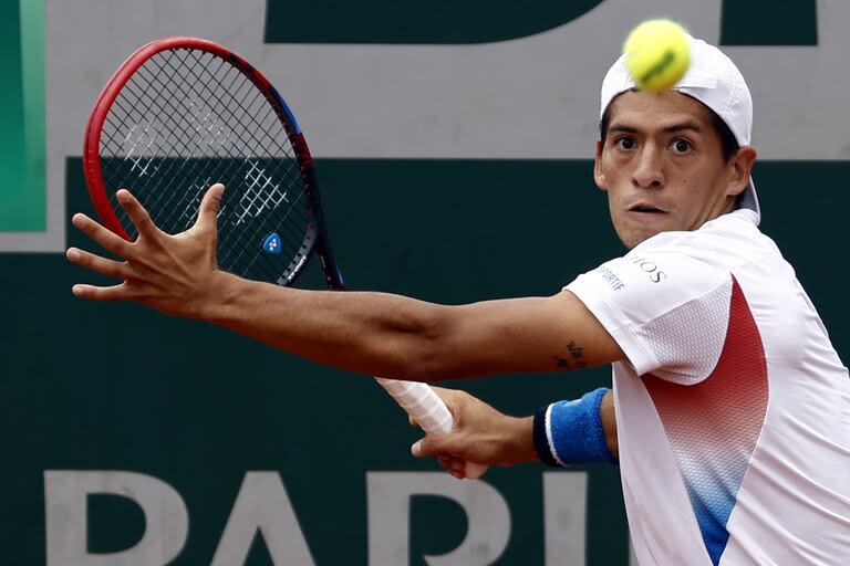 Sebastián Báez perdió en la segunda ronda de Roland Garros