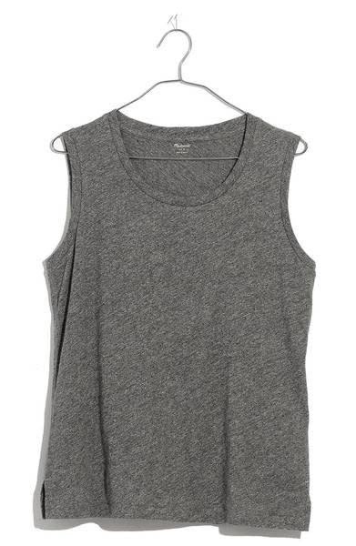 Get it at <a href="https://www.madewell.com/madewell_category/TEESANDMORE/tanks/PRD~H7114/H7114.jsp?Nbrd=M&amp;Nloc=en_US&amp;Nrpp=48&amp;Npge=1&amp;Ntrm=muscle+tank&amp;isSaleItem=false&amp;color_name=WARM%20NUTMEG&amp;isFromSearch=true&amp;isNewSearch=true&amp;hash=row0" target="_blank">Madewell</a>, $18.