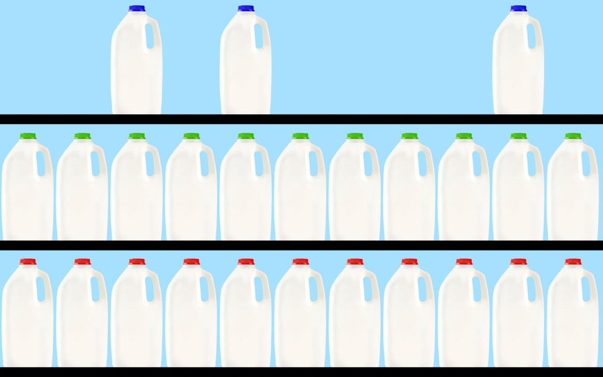 Cartons of milk