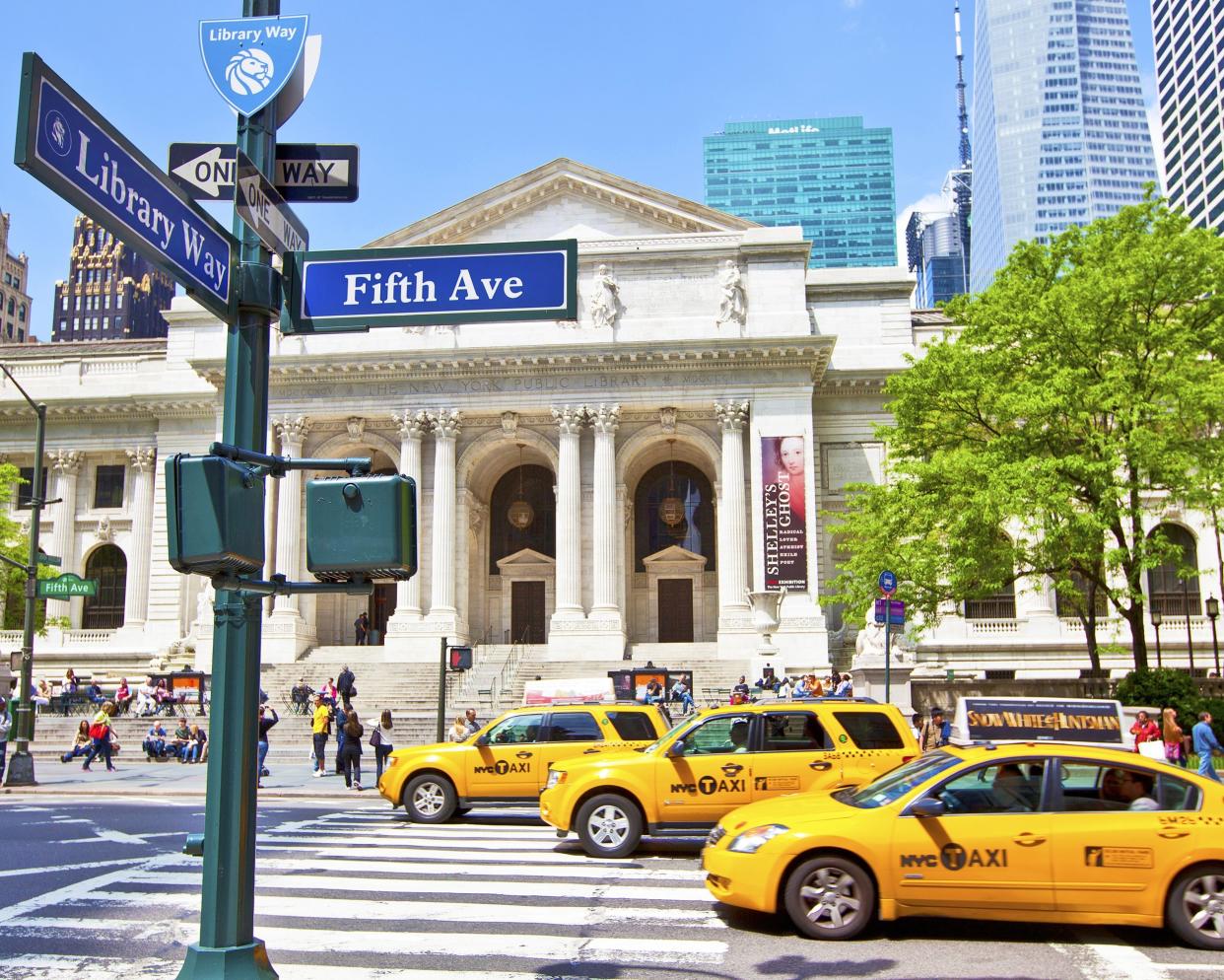 New York Public Library's Stephen A. Schwarzman Building in Midtown