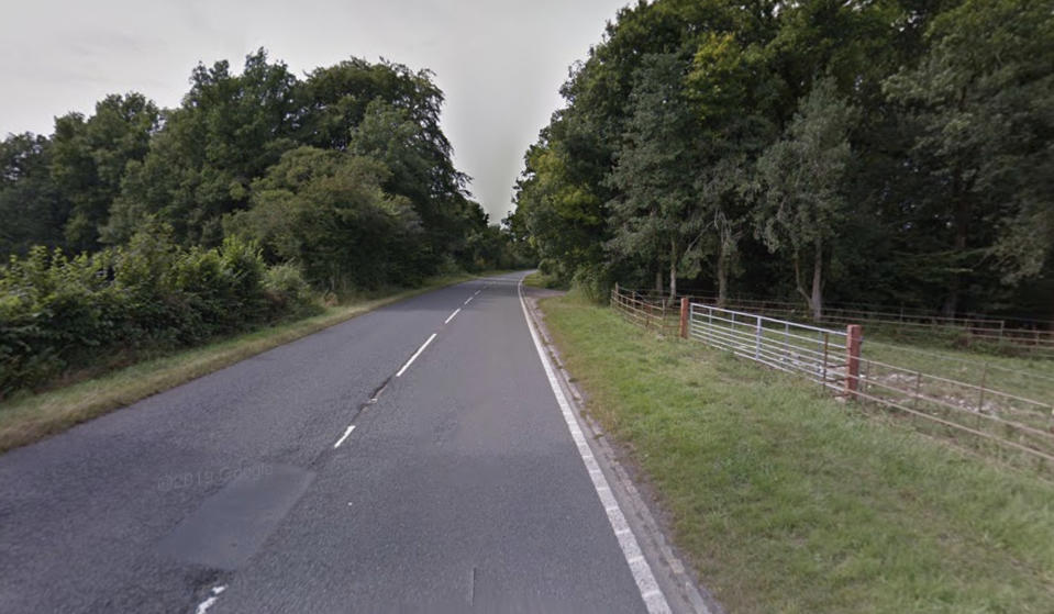 The remains of Phoenix Netts were found after a member of the public reported a car driving along the A4136 near Coleford.  Source: Google Maps