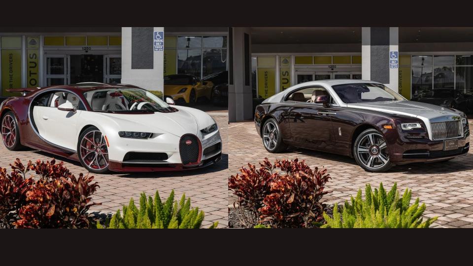 Florida Dealership Offers A Free Rolls-Royce Wraith with Every Bugatti Chiron Purchase