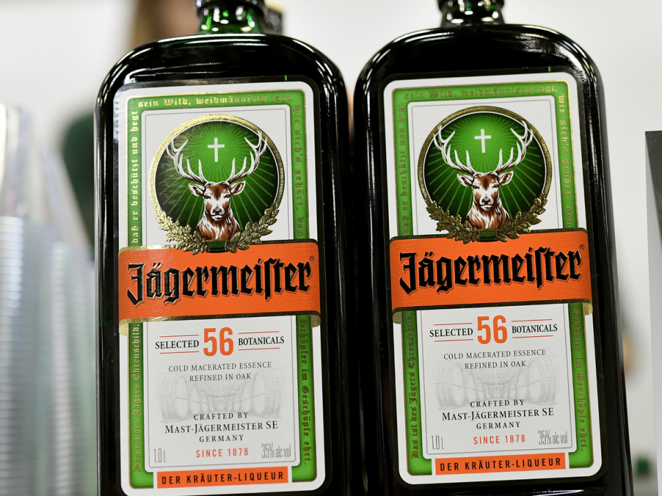 El Jagermeister es un licor digestivo que tiene un volumen de 35 por ciento de alcohol  (Getty)