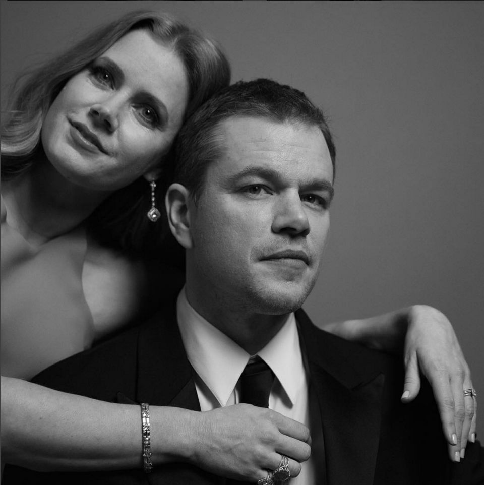 Matt Damon and Amy Adams