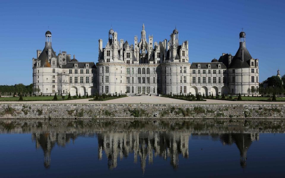 The French Renaissance chateau de Chambord in the Loire -  LUDOVIC MARIN/ AFP