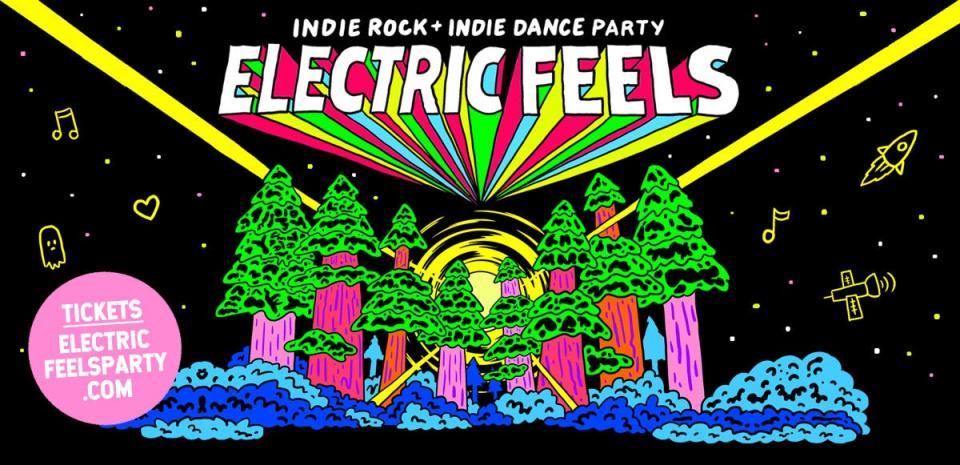 Electric Feels Indie Dance Party art