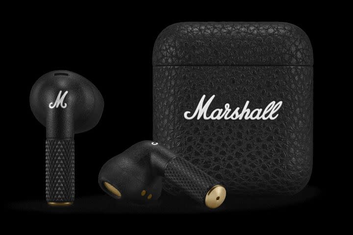 Marshall Minor IV wireless earbuds.