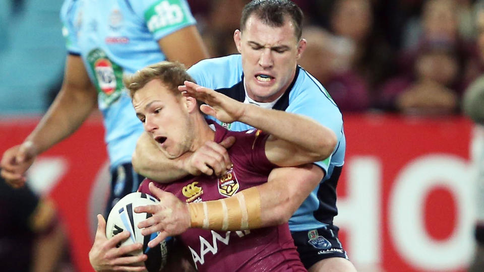 Paul Gallen and Daly Cherry-Evans, pictured here during Game II of the 2014 State of Origin series.