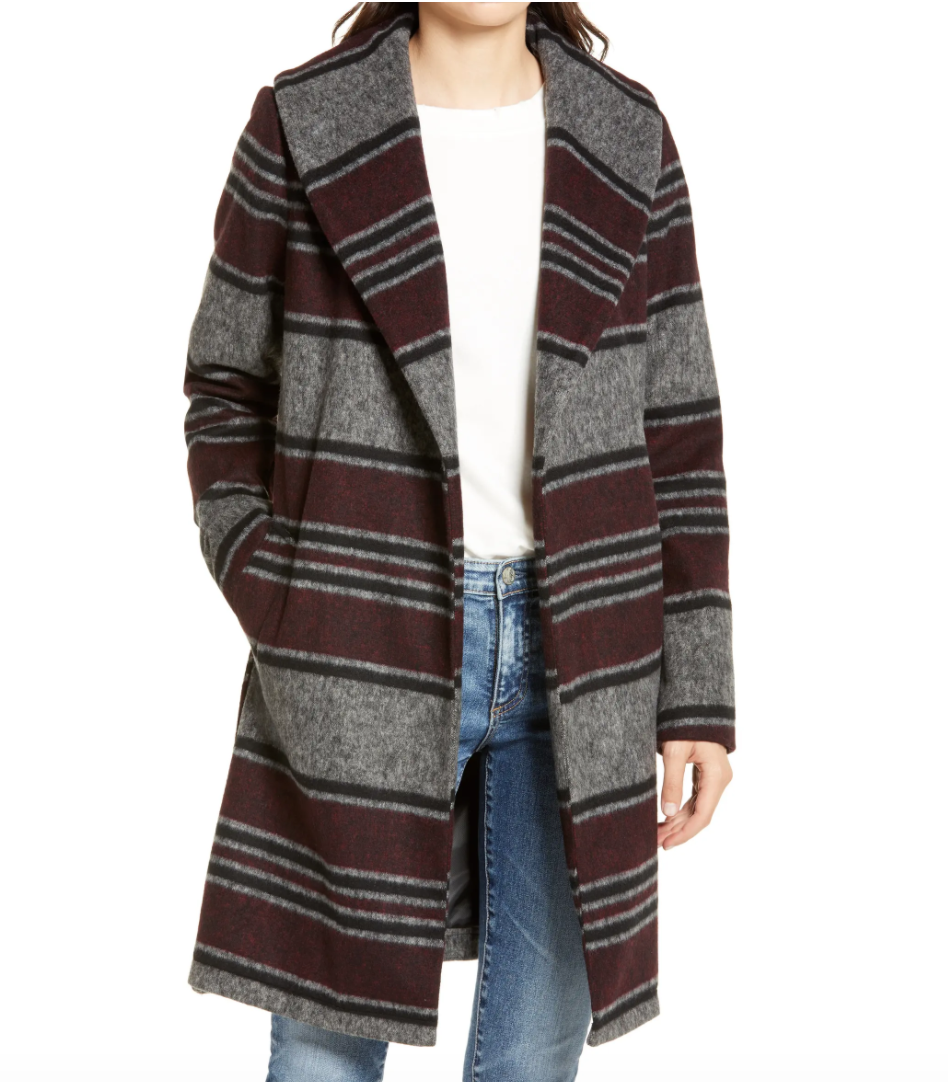 Belted Blanket Wrap Coat by Treasure and Bond is on sale now during the Nordstrom Made sale. 