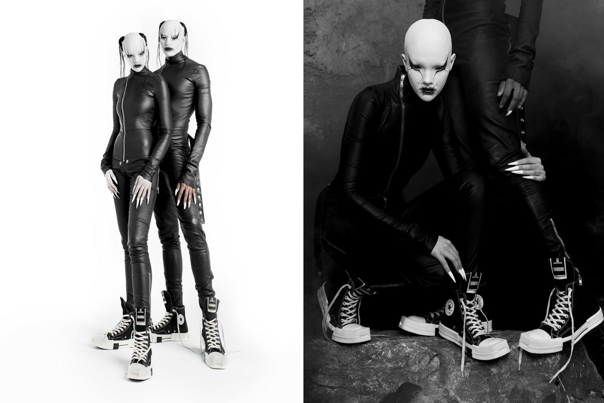 Rick Owens Casts Alien-Looking Couple for His Converse Campaign