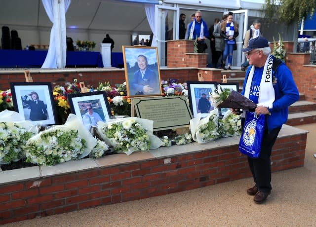 Vichai Srivaddhanaprabha Memorial Garden Opening