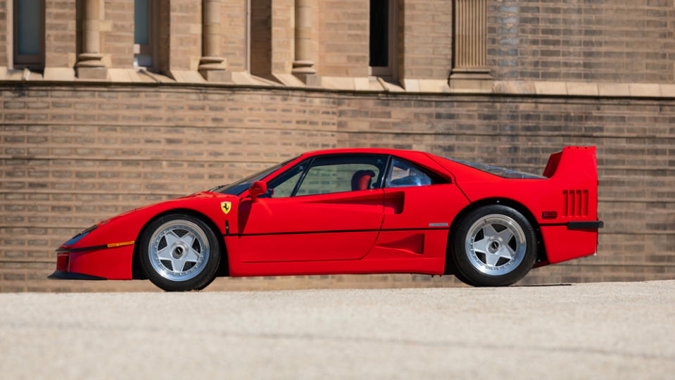 A 1990 Ferrari F40.