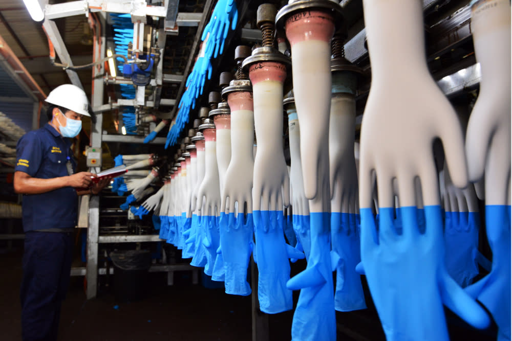 Malaysian glove manufacturers are increasing their production to avoid a possible shortage that the WHO flagged as concern due to the persisting 2019-nCoV situation worldwide. — Picture courtesy of Top Glove Corporation